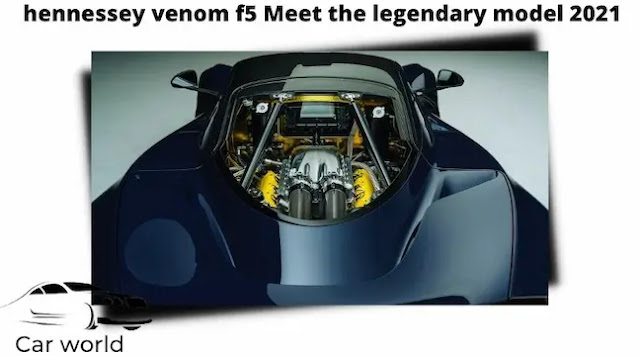 With a power of 1817 horsepower. Get to know the legendary car hennessey venom f5