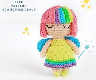 PATRON GRATIS HADA AMIGURUMI 49586 🧚🏻‍♀️