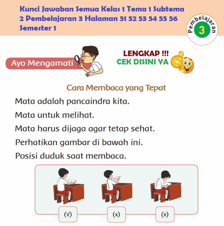 Kunci Jawaban Semua Kelas 1 Tema 1 Subtema 2 Pembelajaran 3 Halaman 51 52 53 54 55 56 Semester 1 www.simplenews.me