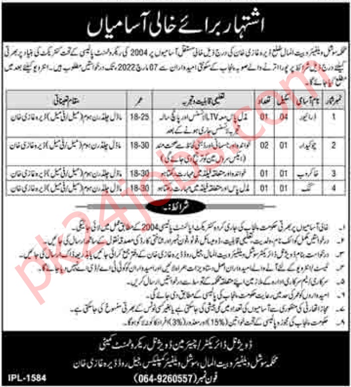 Bait Ul Maal Jobs 2022 – Government Jobs 2022