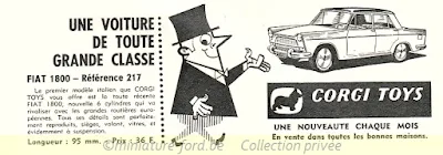 Publicités SP-CORGI-1960