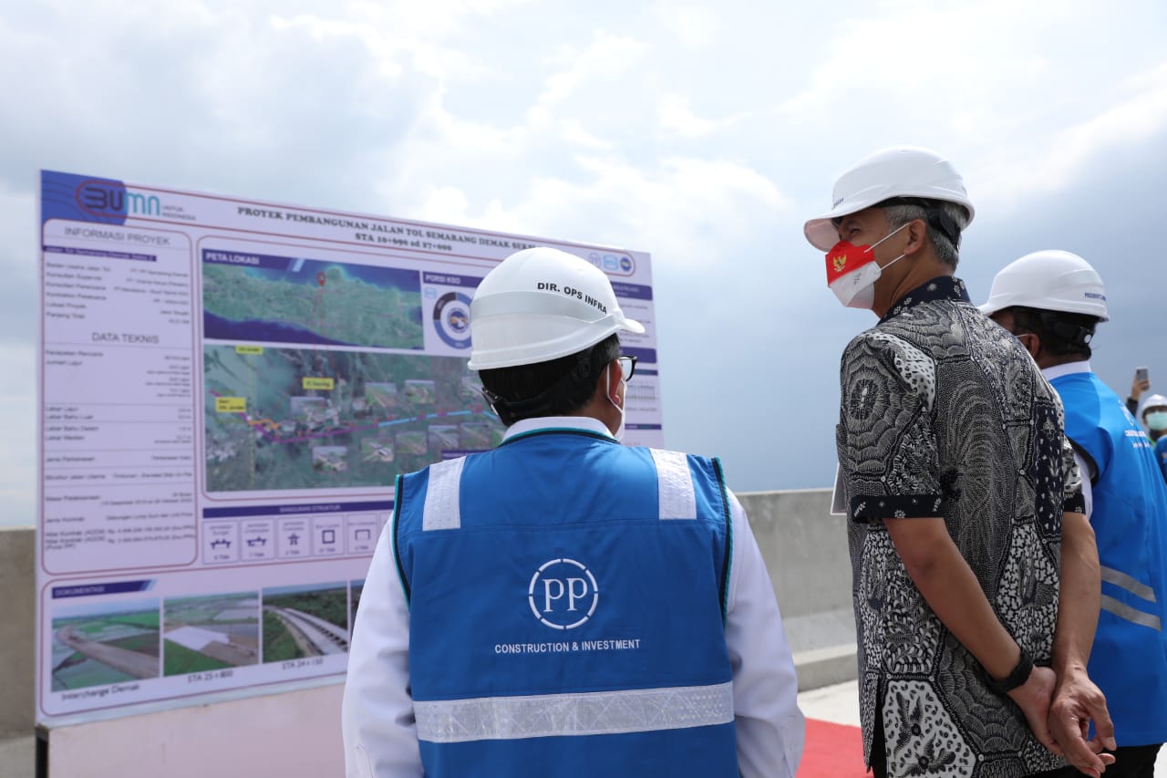 Proyek Tol Semarang-Demak Seksi II Ditarget Selesai 28 Oktober 2022