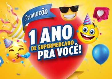 Aniversário 2021 Avenida 74 Anos 1 Ano de Supermercado