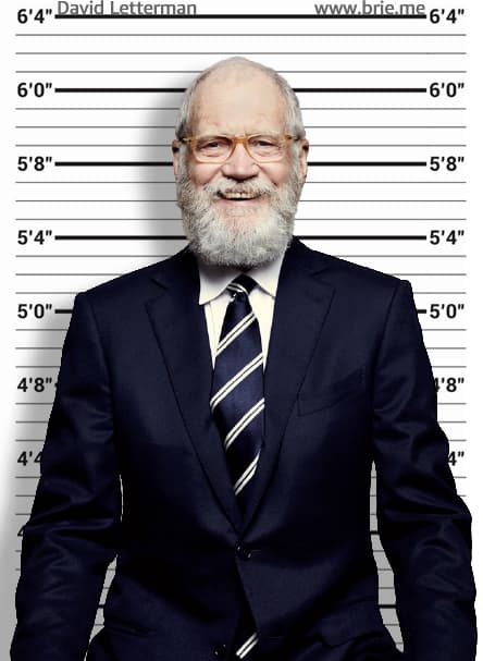 David Letterman mugshot