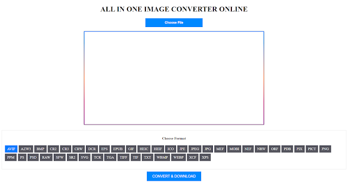 ALL IN ONE IMAGE CONVERTER ONLINE
