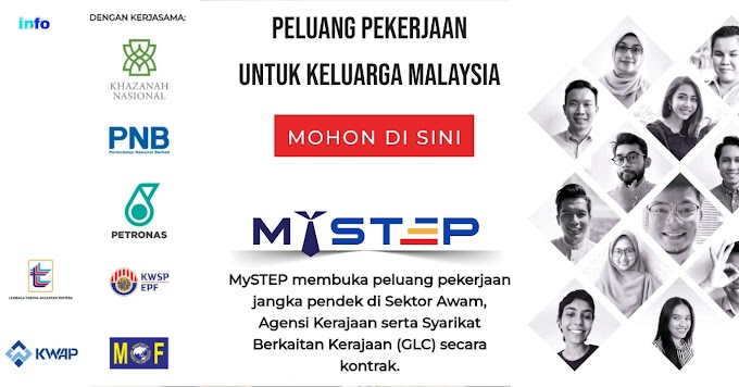 Permohonan MySTEP JaminKerja Keluarga Malaysia 80,000 peluang pekerjaan