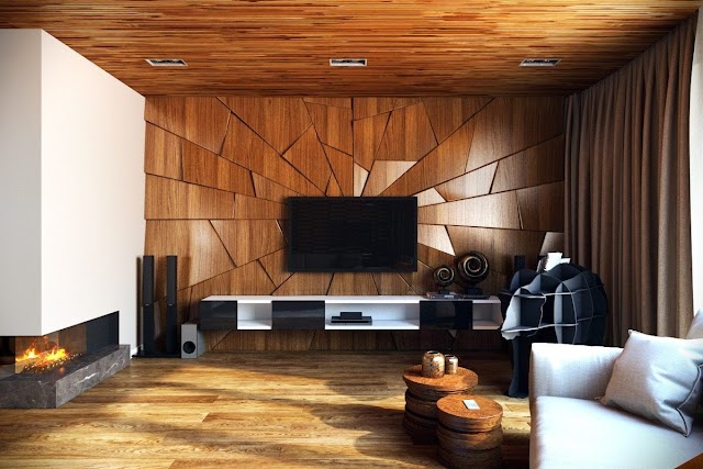 Wooden Wall Decorating Designs For Modern Home