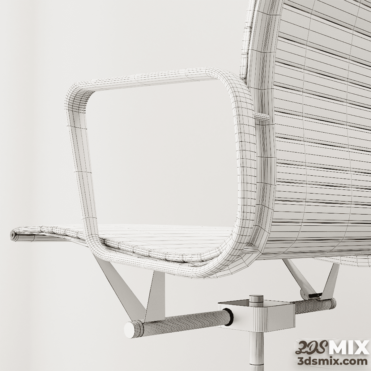 Ribbed Eames Office Chair Model 2