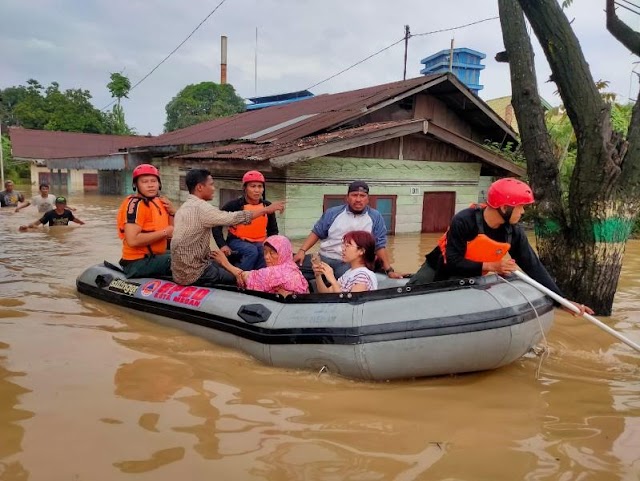 Ribuan Rumah di Medan Labuhan Terendam Banjir