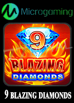 Microgaming 9 Blazing Diamonds 77Royal