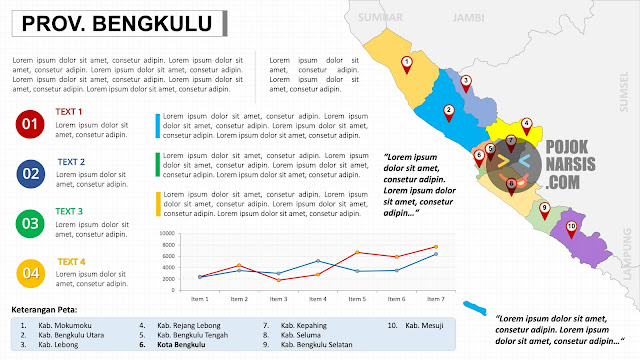 Gambar Peta Provinsi Bengkulu HD