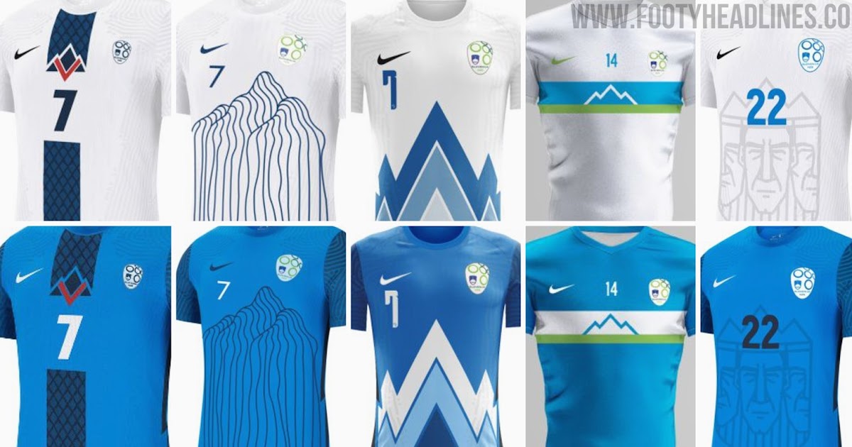 Slovenia 2022 Home & Away Kits Vote - No More Kits Designed