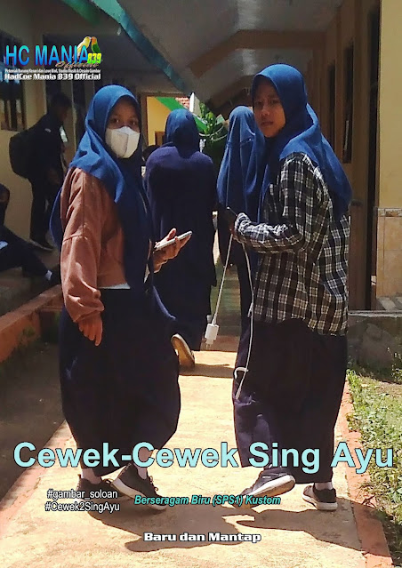 Gambar Soloan Terbaik di Indonesia - Gambar SMA Soloan Spektakuler Cover Biru Kustom - 24 B (SPS1)