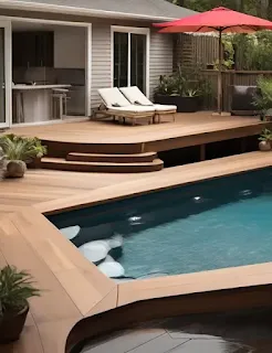 diy above ground pool deck ideas on a budget