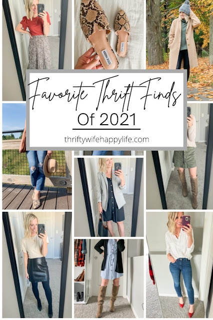 A round up of my favorite thrifted clothes from 2021!