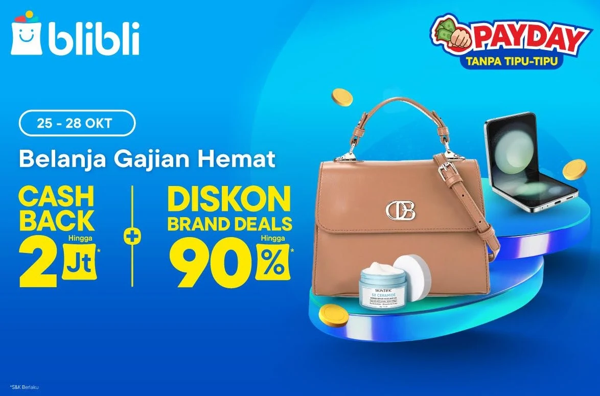 Blibli PayDay Digelar 25-28 Oktober 2023, Apa Saja Promonya?