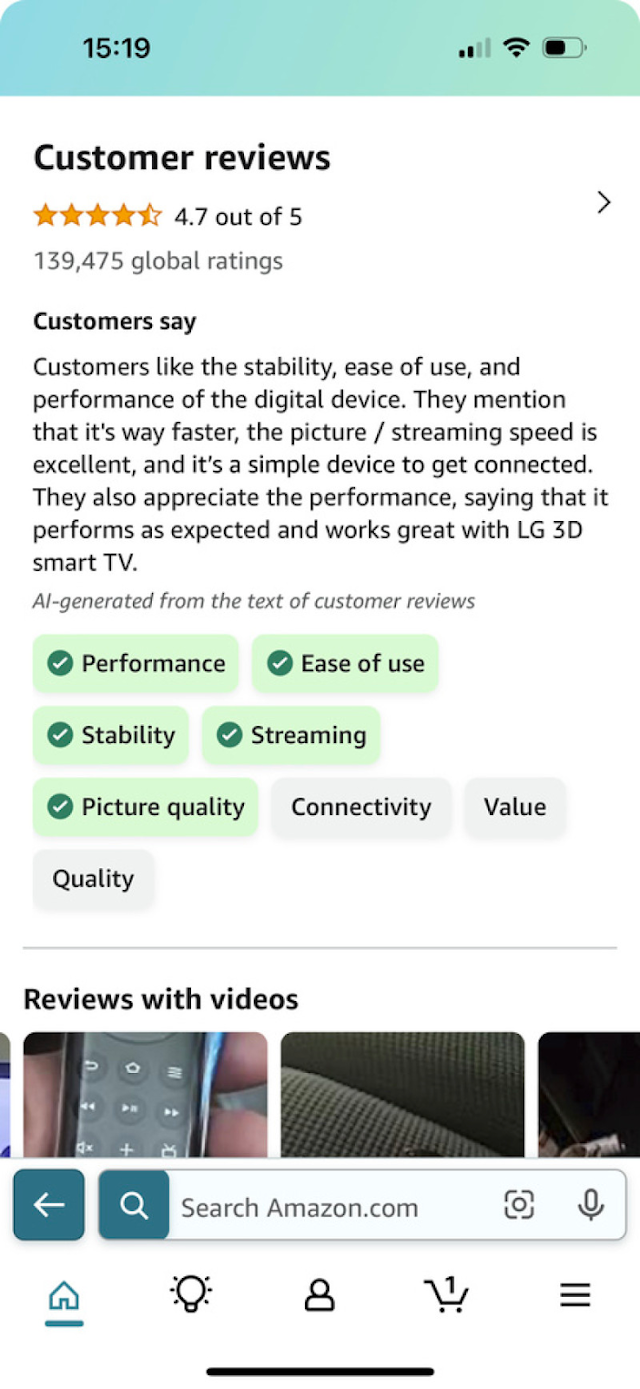 Amazon Revoluciona la Experiencia del Usuario con Resúmenes de Reseñas de Productos Generados por IA