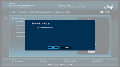 NUC 13 Pro Save and Exit 02