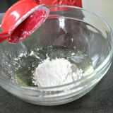 Add cornstarch to baby wash