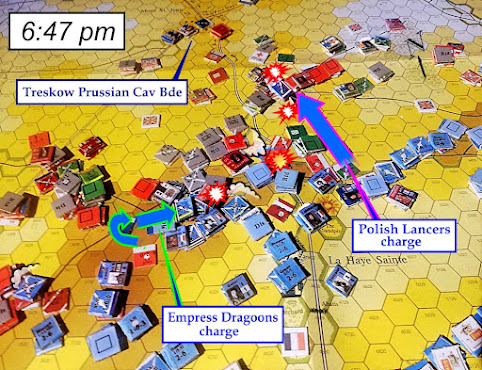 Wellington's Victory wargame 2020 battle replay French cavalry charges