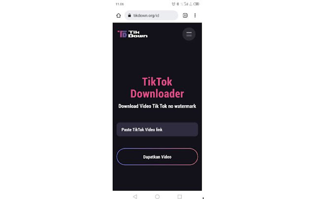 Download Video Tiktok dengan Tikdown