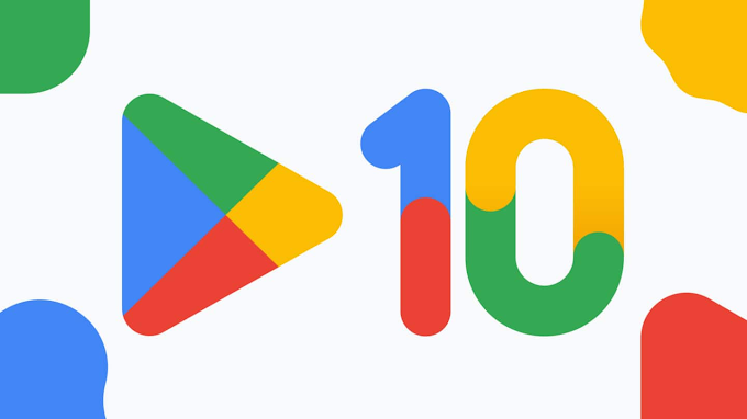 Is your Google Play Store logo changed? Its part of 10 year Celebration