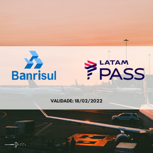 Até 95% de bônus na transferência do Banrisul para Latam Pass