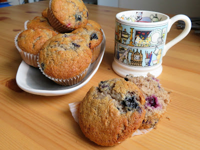 TRIPLE BERRY MUFFINS