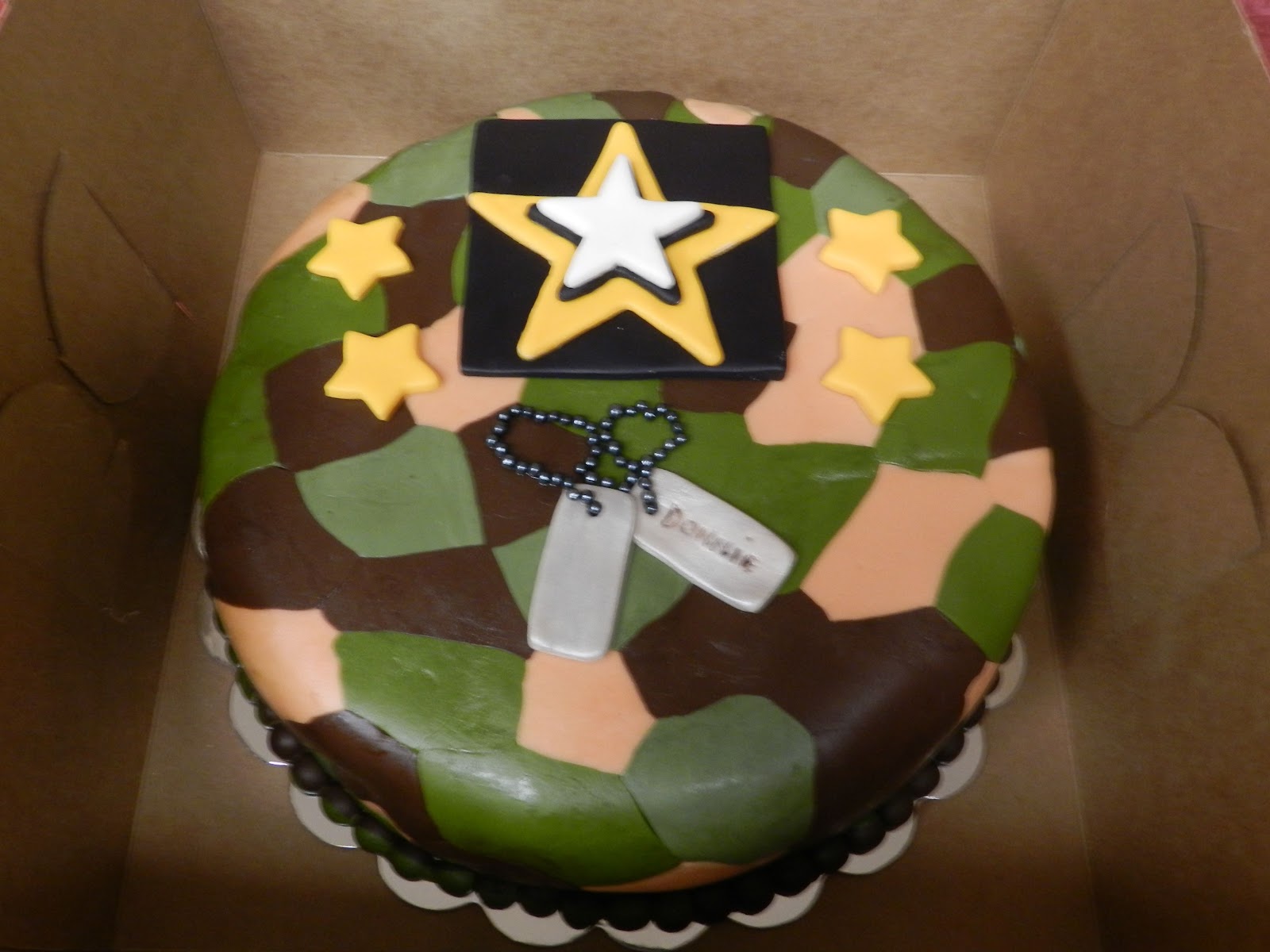 army theme cake