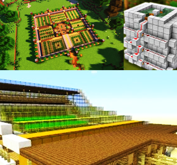 Minecraft Redstone farm ideas