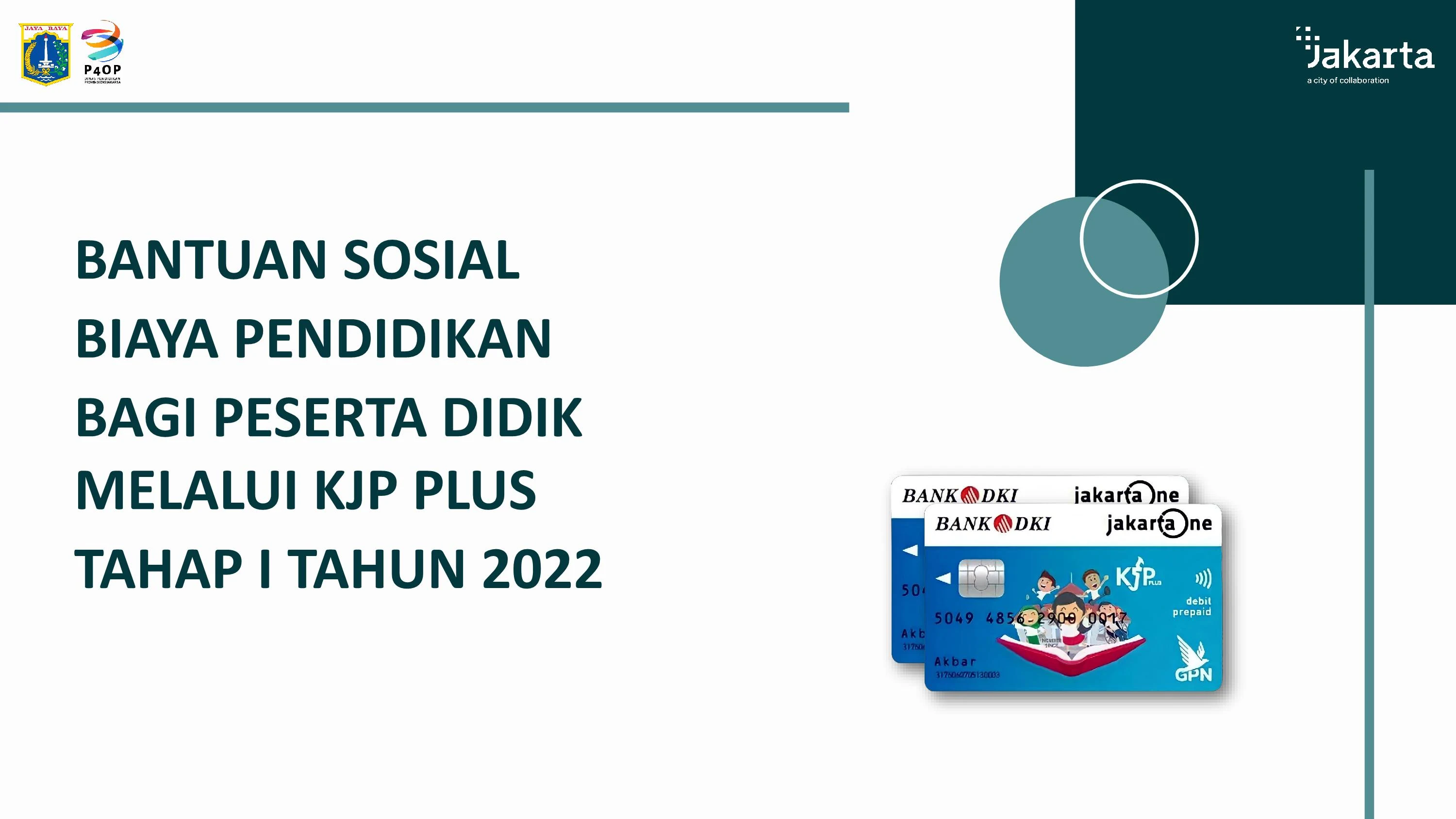 Sosialisasi Pendataan KJP Plus Tahap 1 Tahun 2022