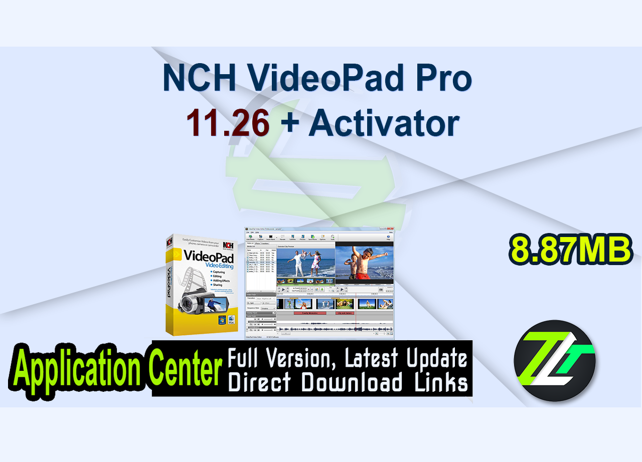 NCH VideoPad Pro 11.26 + Activator