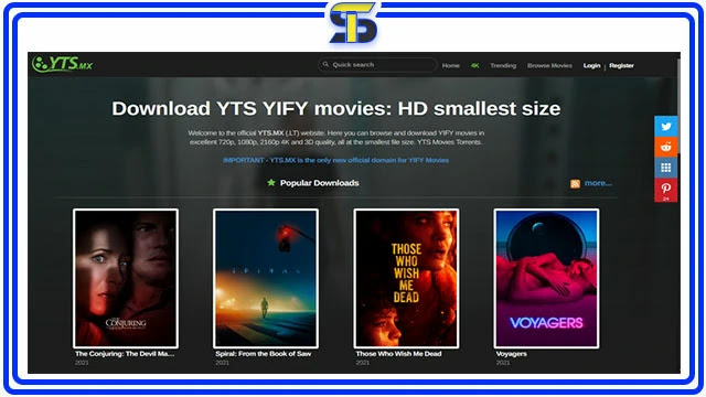 موقع تورنت YIFY Movies YTS