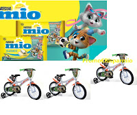 Concorso "Nestlé MIO 44 Gatti" : vinci 50 Biciclette di 44 Gatti! ( valore 130€)