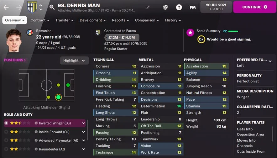 FM22 Dennis Man