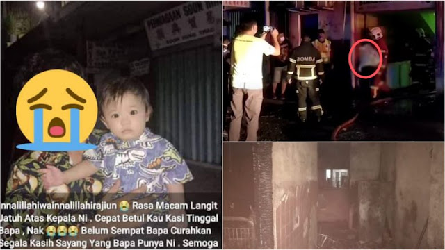 [Terkini]’Cpatnya Kau Prgi Syg..’ Bay1 Rntung Dlm Kebak4ran Ktika lbu Ayh Tlada Dirumah.