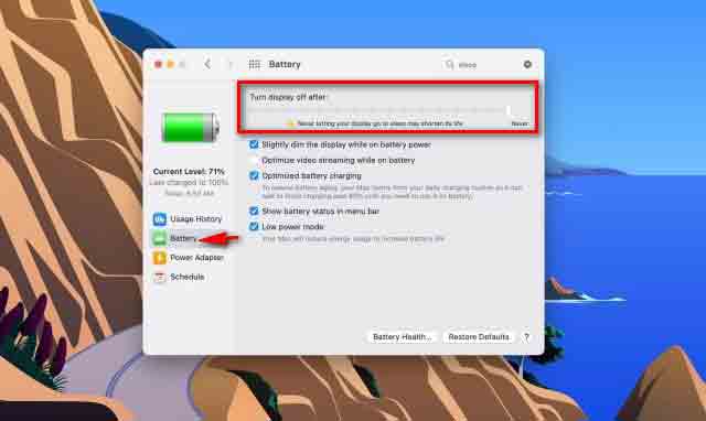 كيفية تعطيل إيقاف تشغيل الشاشة تلقائيًا على نظام Mac