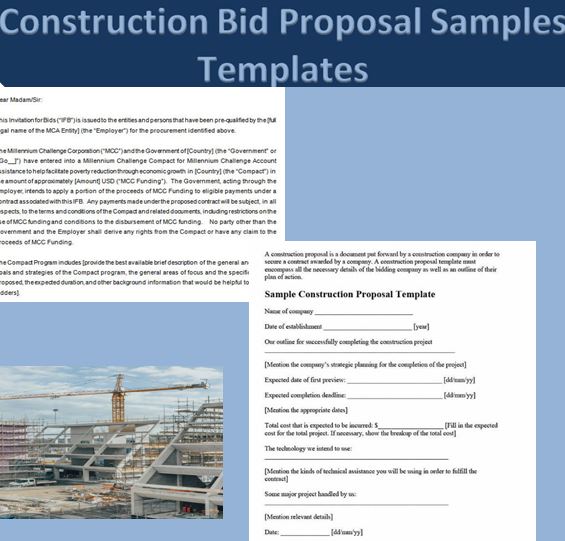 Construction Bid Proposal in PDF