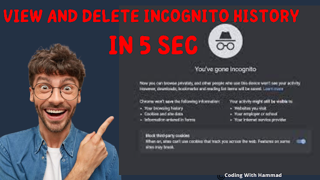 How to View And Delete Incognito History || View my Incognito History