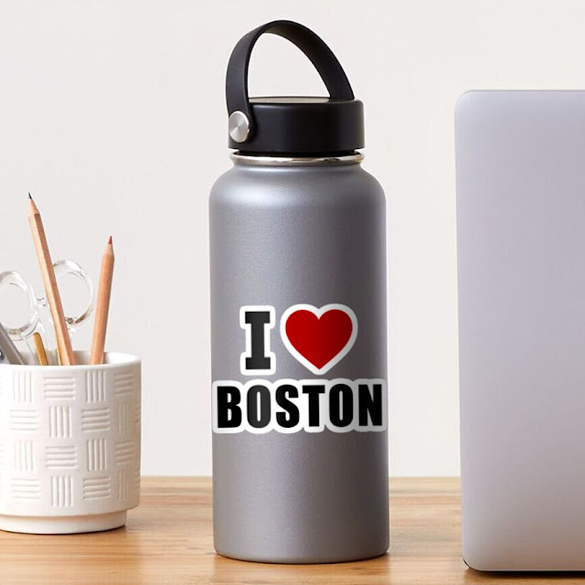 I Love Boston Sticker