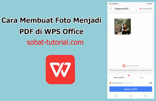 Cara Membuat Foto Menjadi PDF di WPS Office