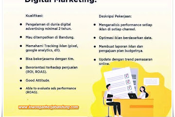 Loker Bandung Fulltime Digital Marketing Digiworks