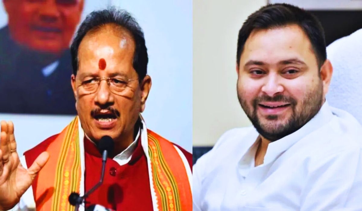 लखीसराय में आकर चुनाव लड़ें तेजस्वी यादव, हिम्मत है तो साबित करें ताकत: डिप्टी सीएम विजय कुमार सिन्हा की खुली चुनौती