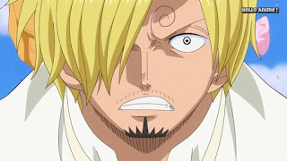 ワンピースアニメ WCI編 843話 サンジ | ONE PIECE ホールケーキアイランド編