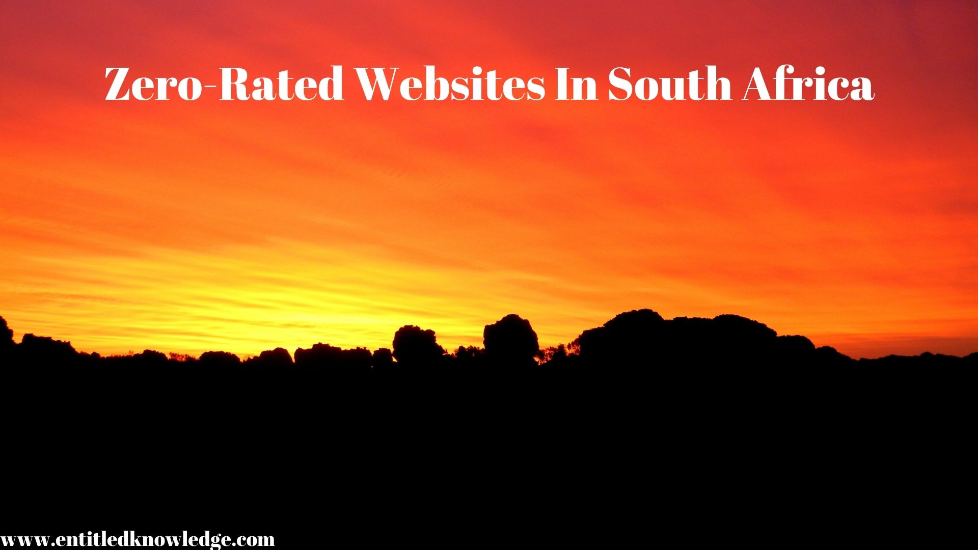 Zero-Rated Websites In South Africa