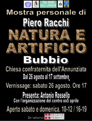 FILMATO MOSTRA PERSONALE A BUBBIO(AT)