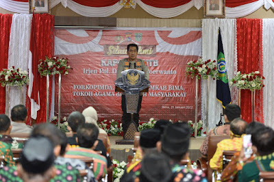 Kapolda Gelar Silaturahmi Perdana Dengan Sejumlah Unsur di Kabupaten Bima