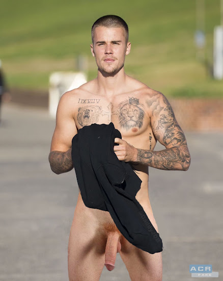 Justin Bieber Naked Fake