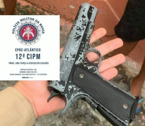 12ª CIPM  prende indivíduo por posse de drogas e simulacro de arma de fogo