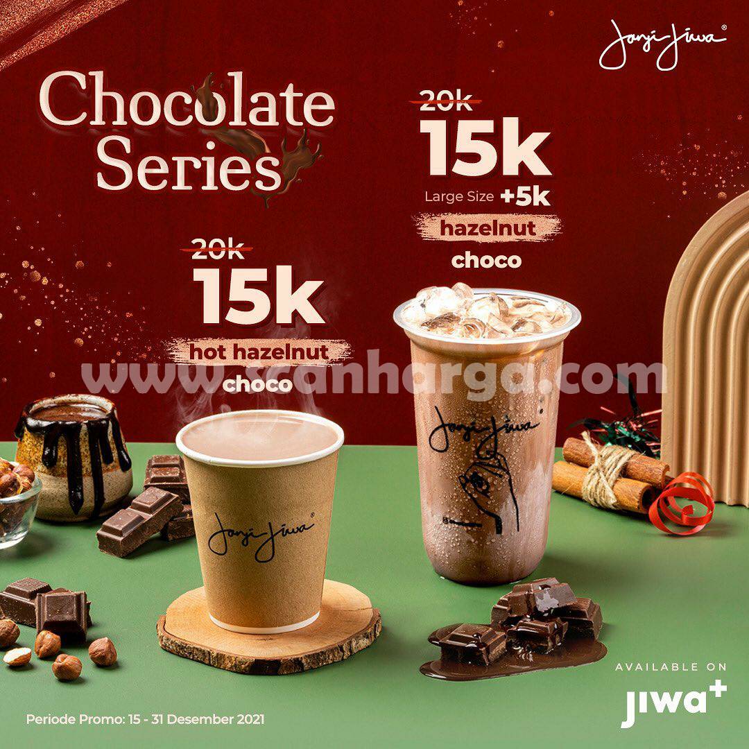 Kopi Janji Jiwa Promo Chocolate Series Harga mulai Rp. 15ribu